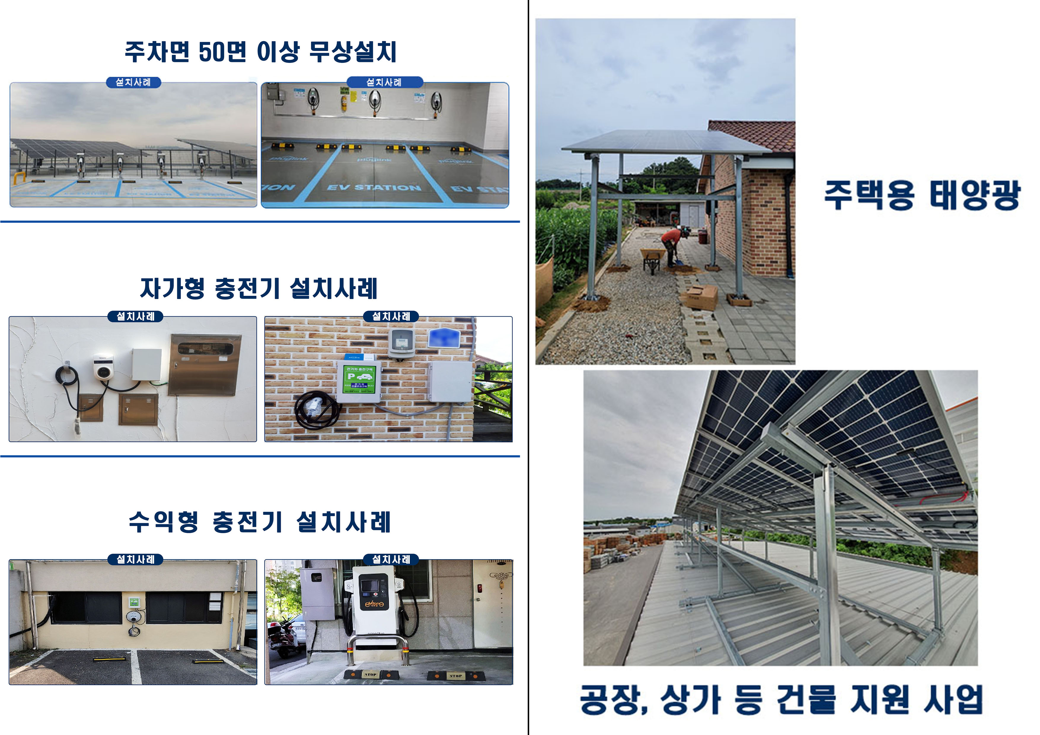 2023년도 주택, 공장 태양광 선 접수 및 전기차충전기 무료설치 및 자가형구입 안내 1