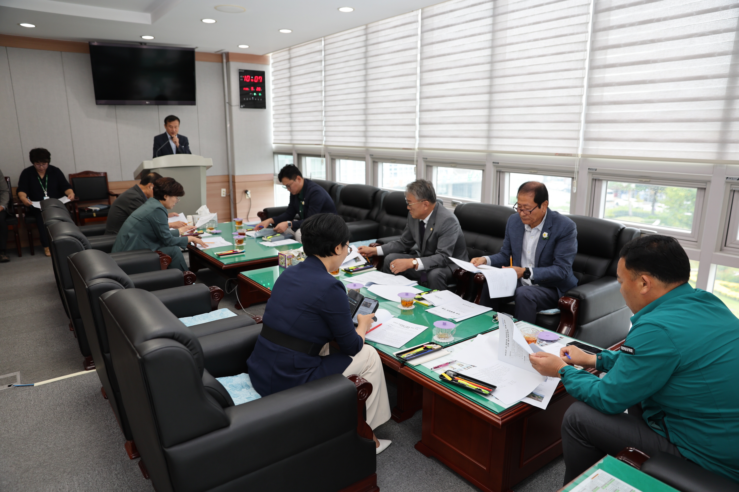 9월중 의원 월례회의 2