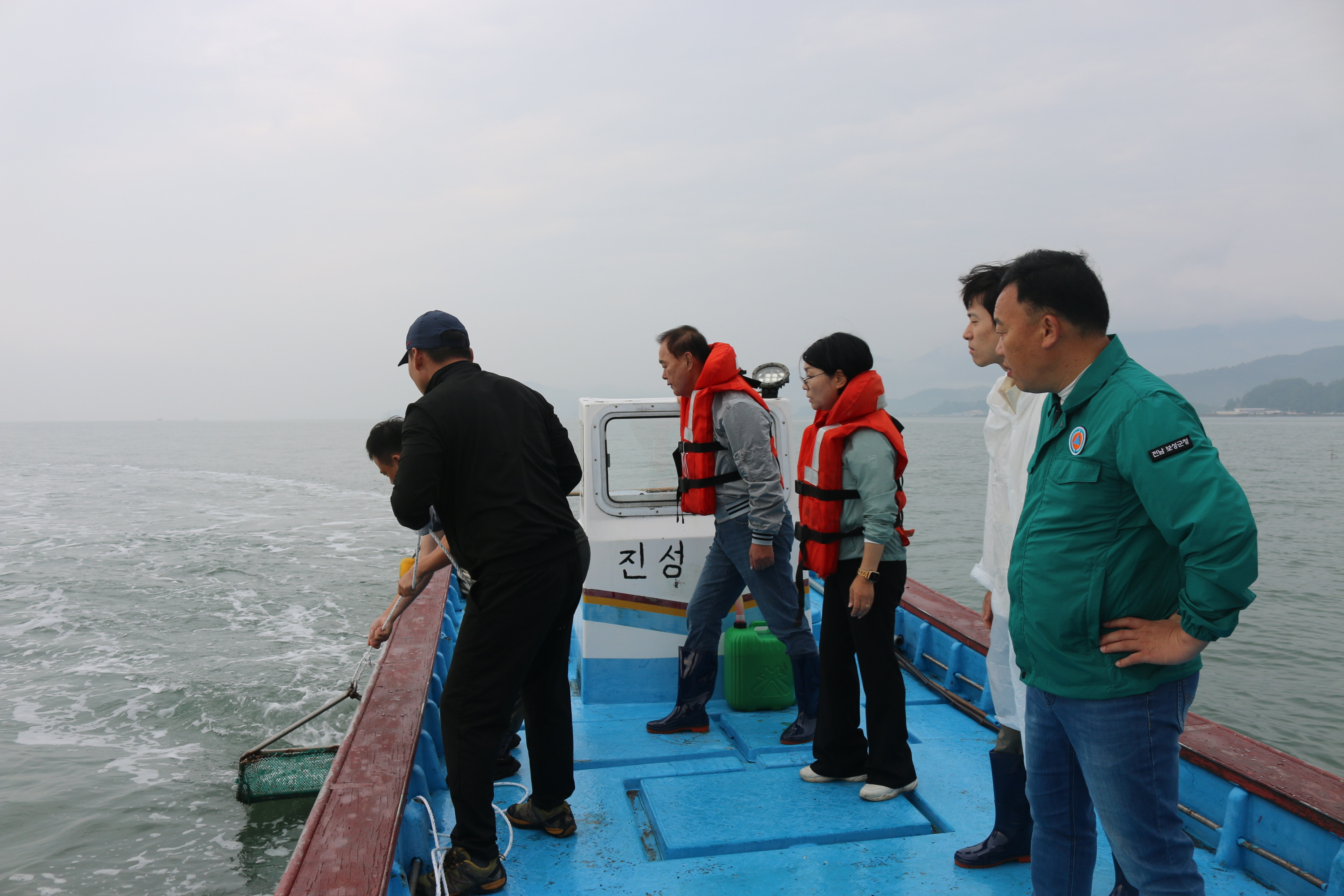 새꼬막 양식 피해 현장 방문 4