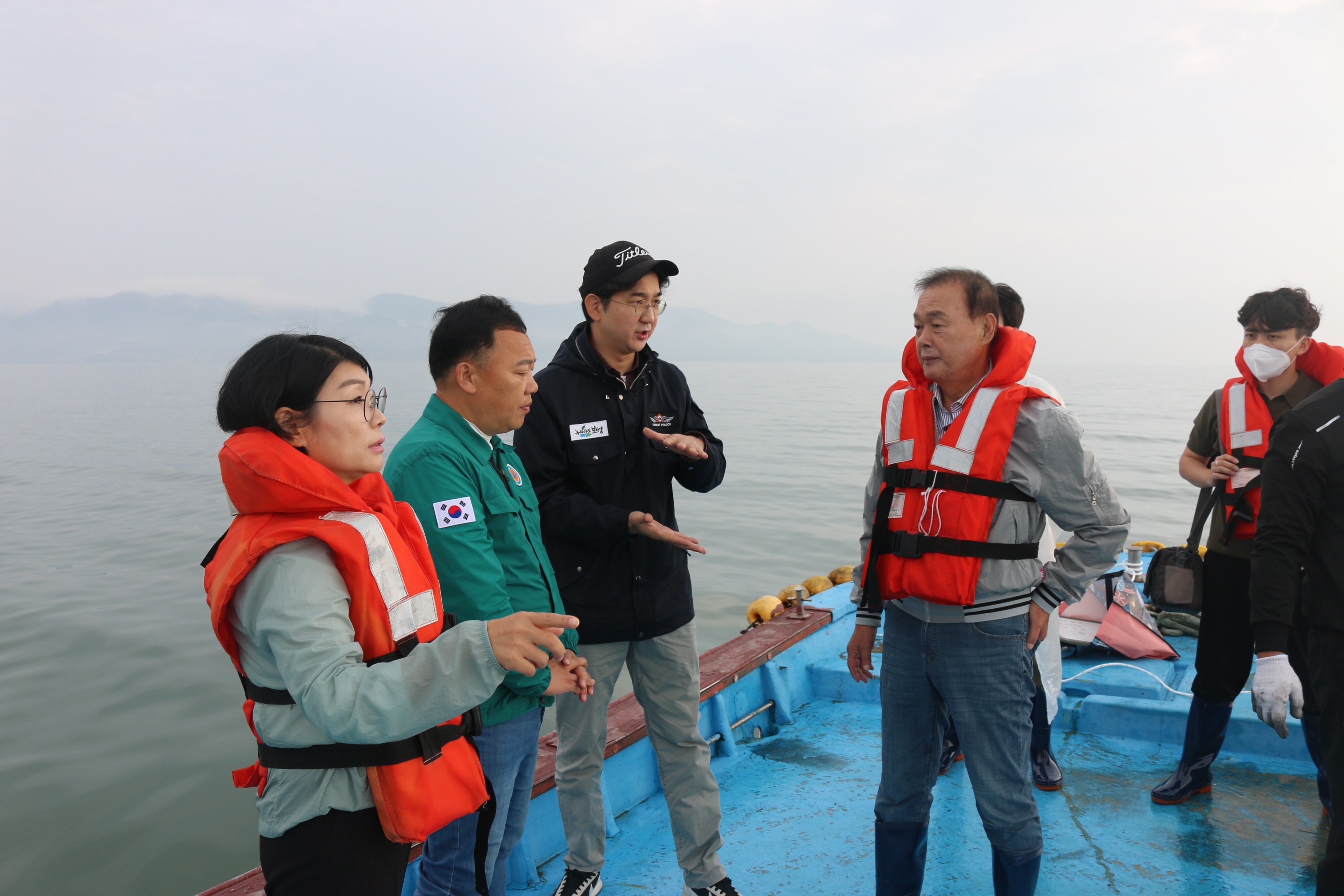 새꼬막 양식 피해 현장 방문 2