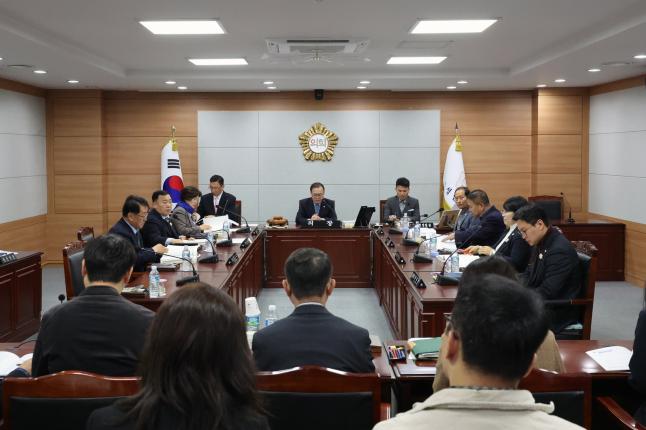 군정 주요업무 추진계획 보고