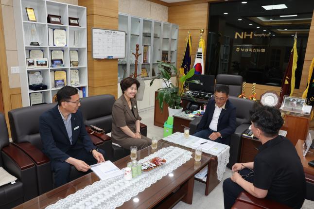 김경미 의장님 보성군 기관·단체 방문  4