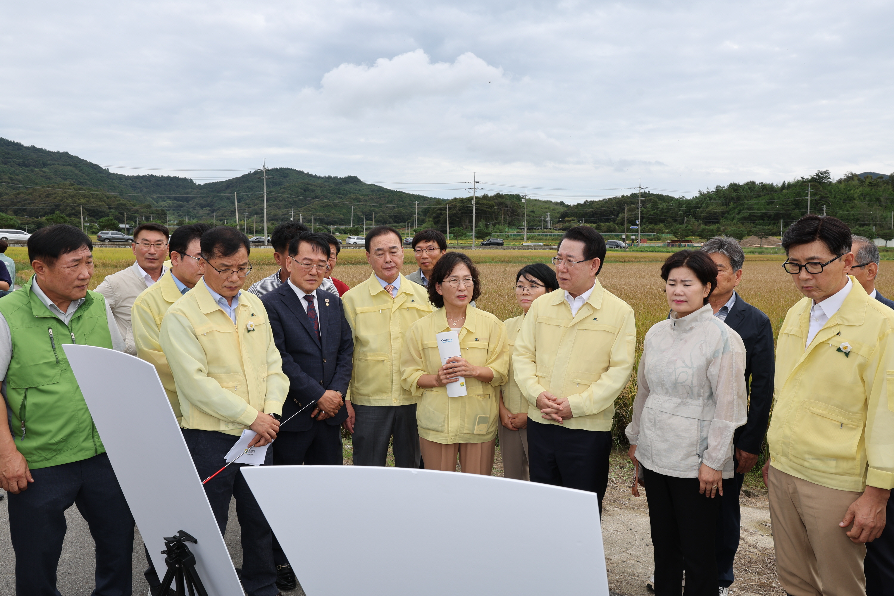 보성군 벼 깨씨무늬병 발생 피해 현황 점검 1