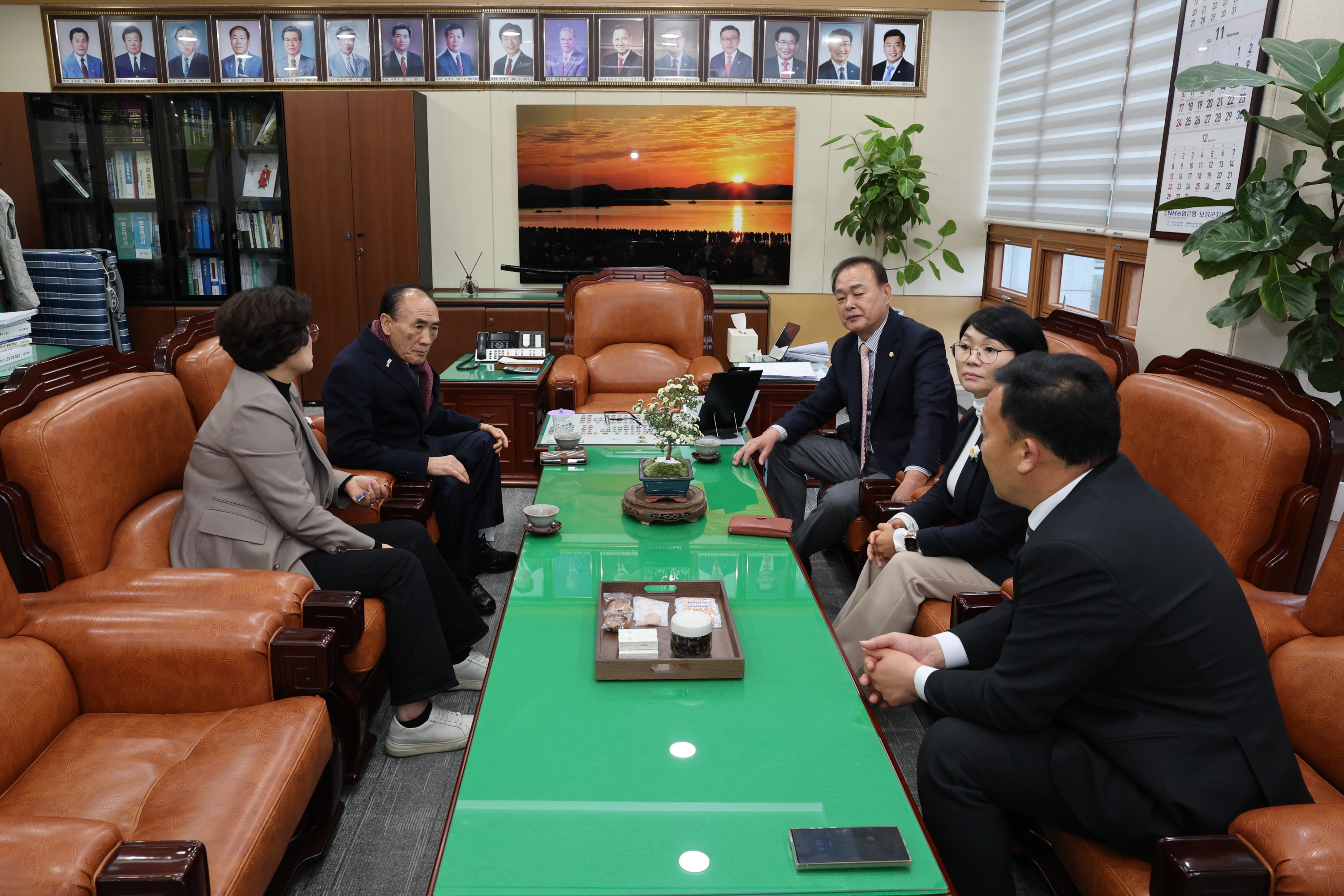 성북구의회 의장님 우리군 방문 2