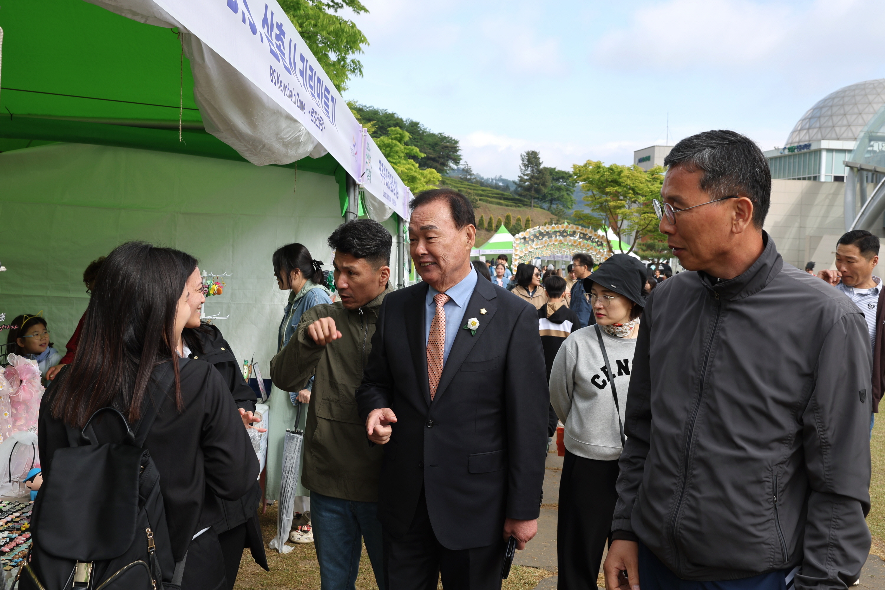 제13회 대한민국다향예술대전 시상식 및 다향제 축제장 부스 격려 