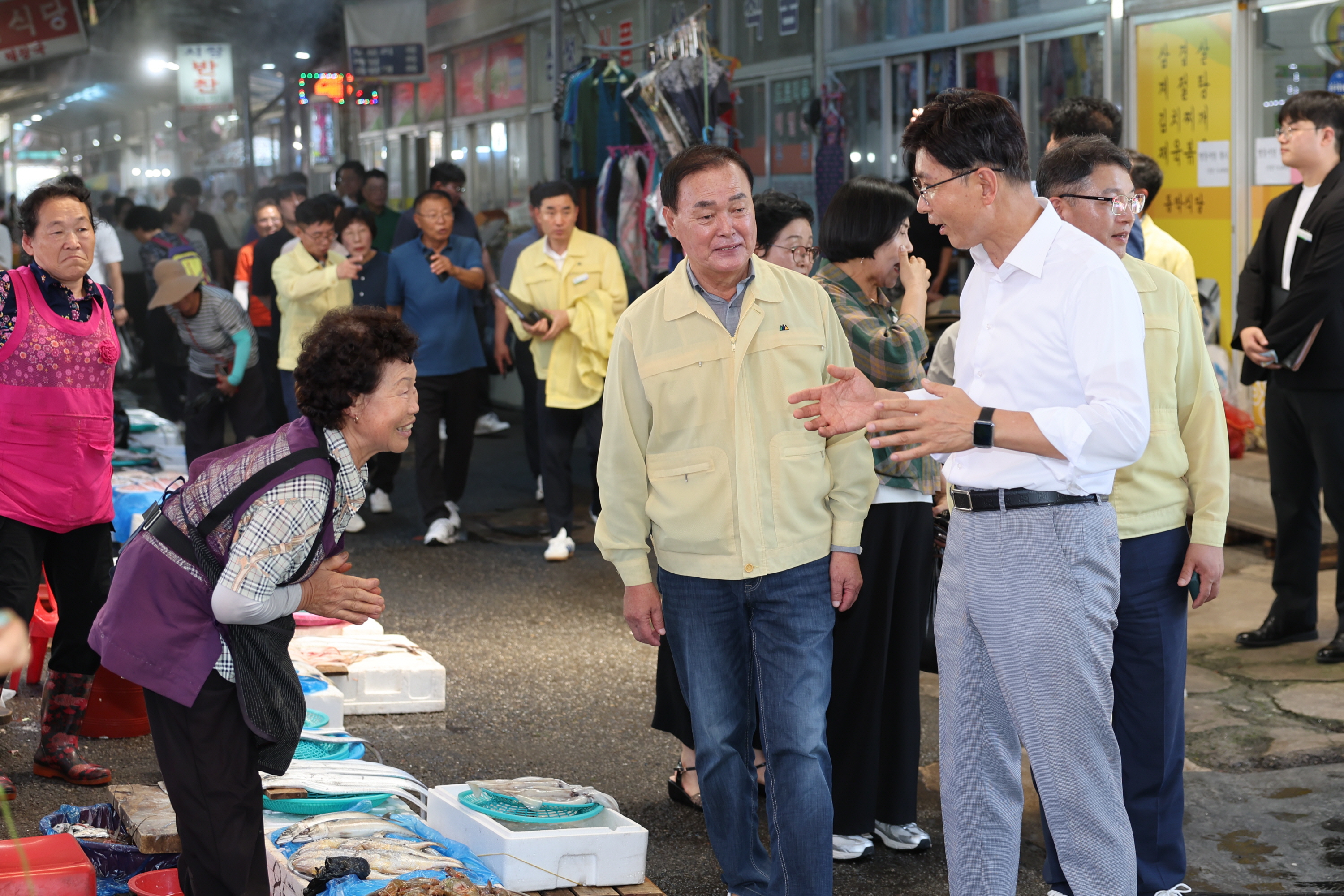 벌교전통시장 쿨링포그 가동개시 및 탄소중립 캠페인 3